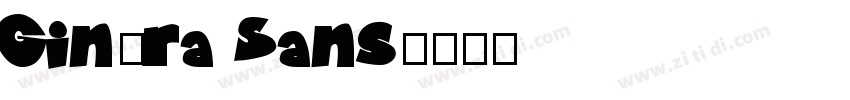 Ginóra Sans字体转换